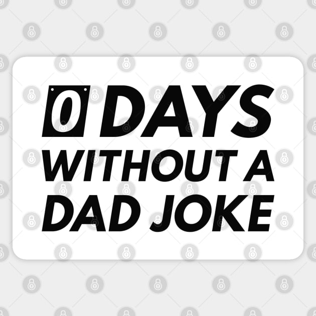 0 Days Without A Dad Joke Sticker by LuckyFoxDesigns